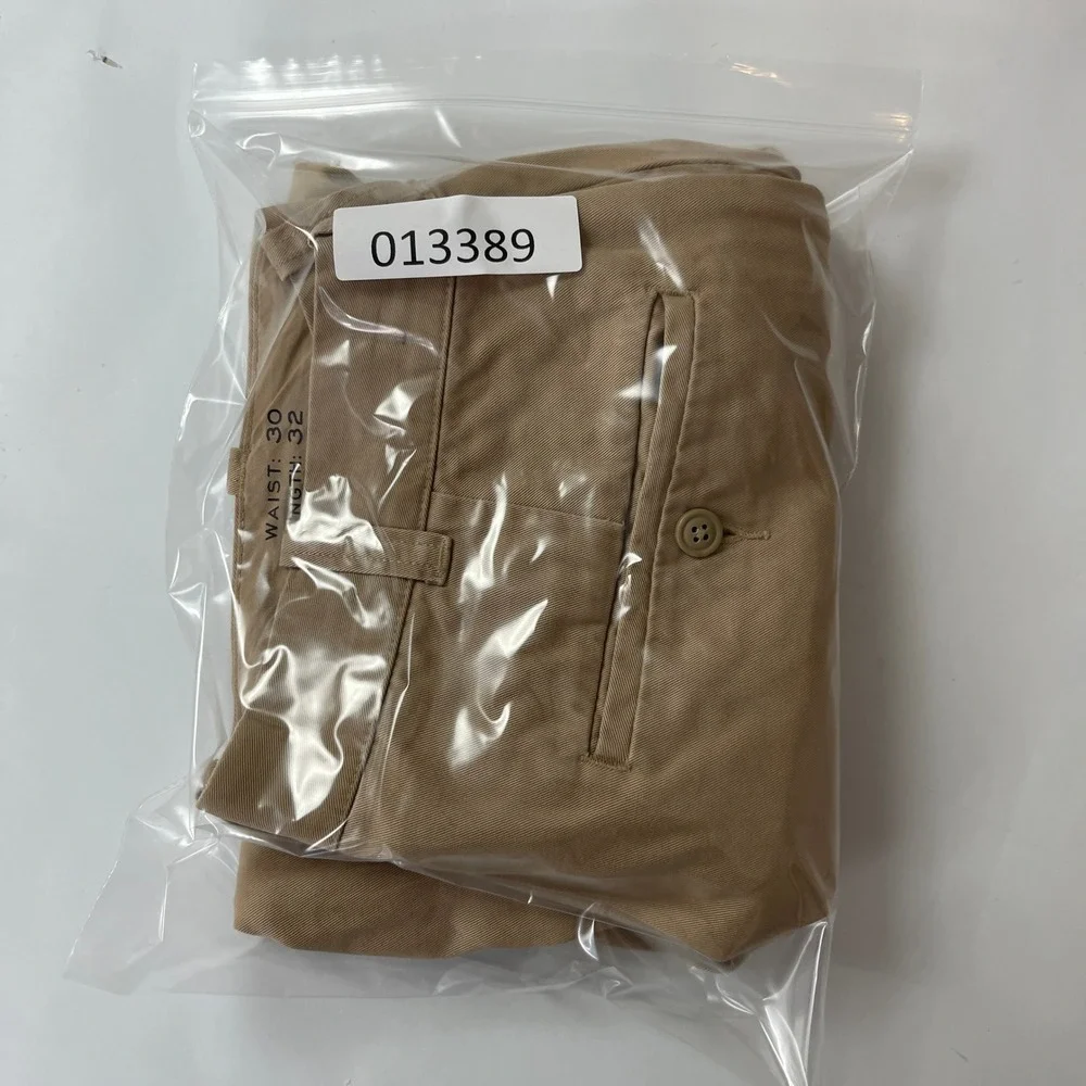 J Crew Chino Pants Mens 30x32 Beige The Stanton Straight Preppy Office Casual